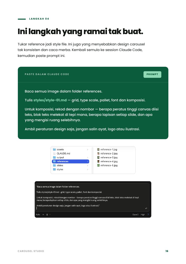 Tukar reference jadi style file